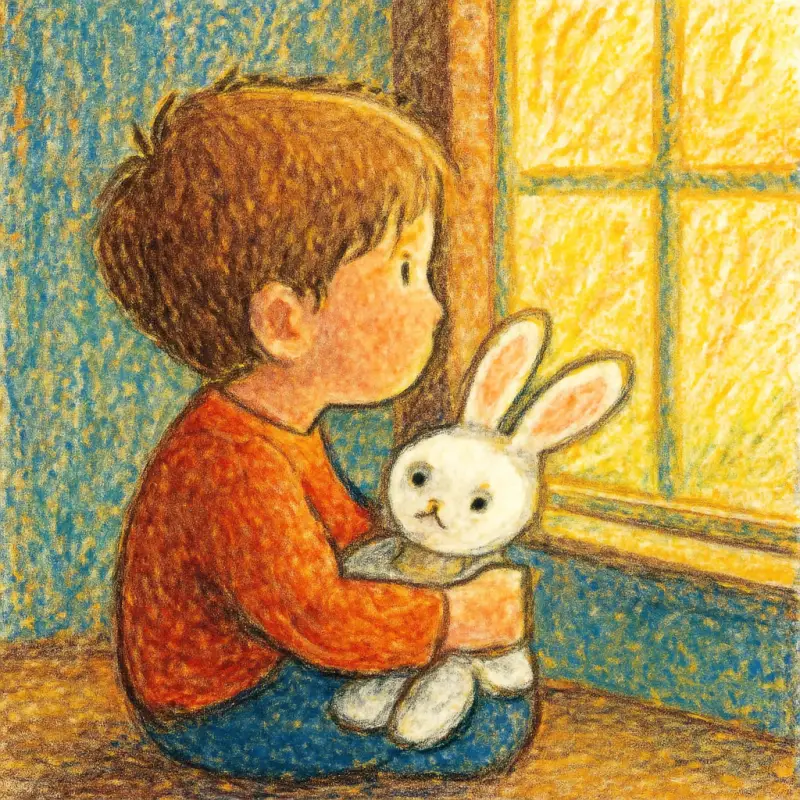 Sample page in crayon style